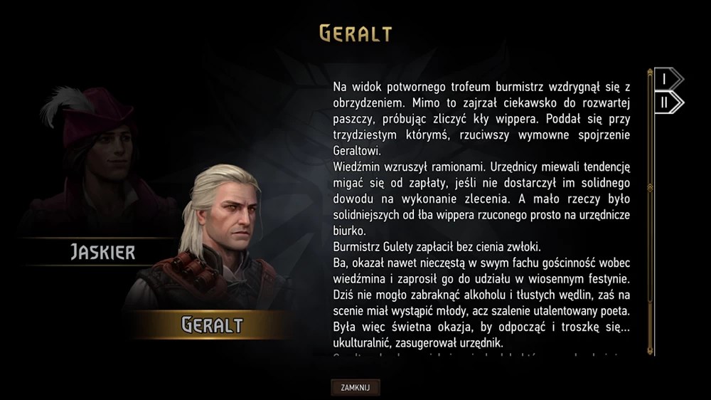 drugi etap podróży historia geralt