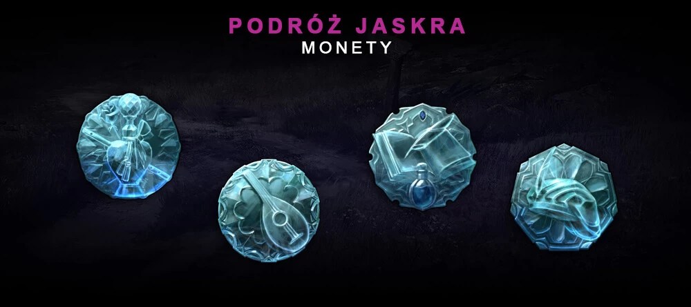 Podróż Jaskra monety