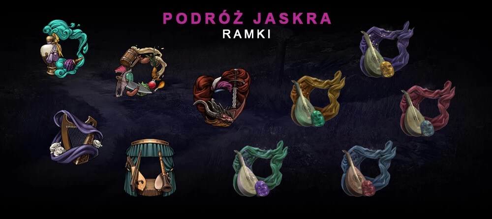 Podróż Jaskra ramki